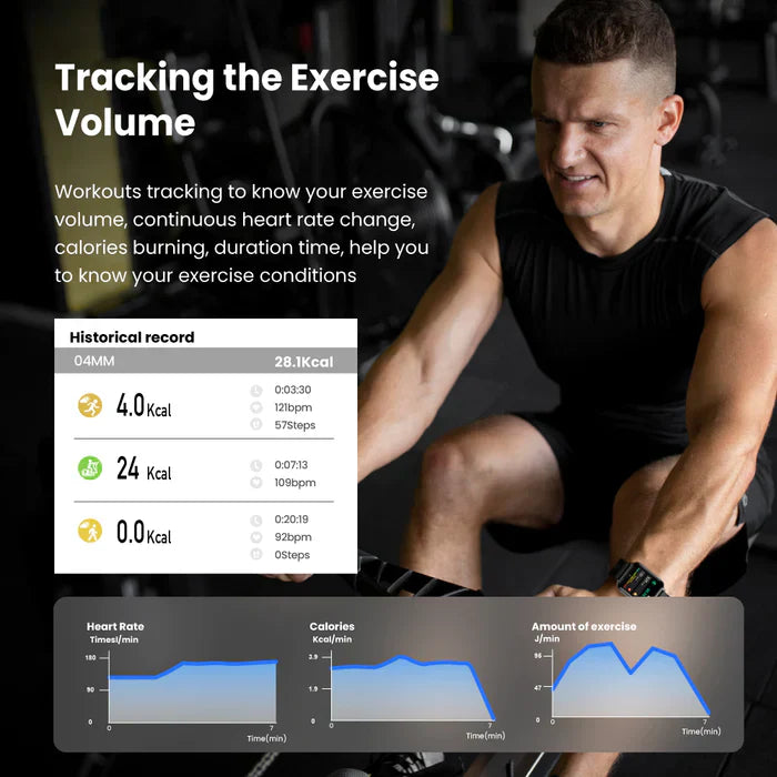 HENTIK RIG Smartwatch – Fitness Tracker with Heart Rate, Blood Oxygen & Sleep Monitoring