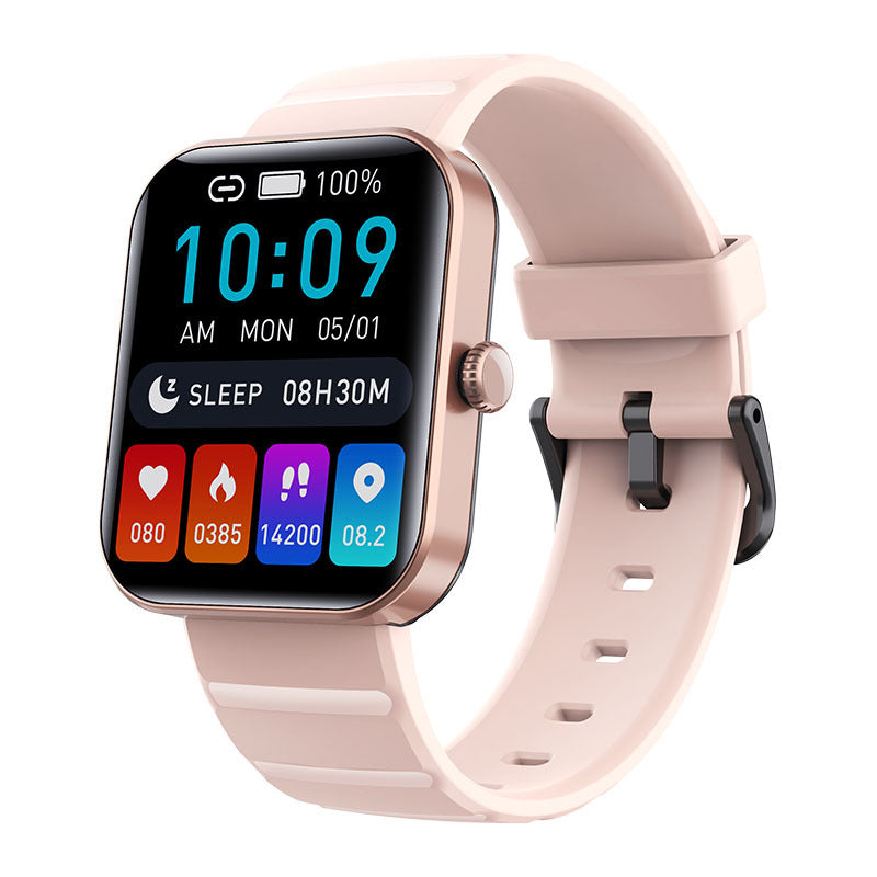 HENTIK F57 Blutzucker Blutdruck Herzfrequenz Blutsauerstoff Schlafüberwachung Wasserdichte Smartwatch