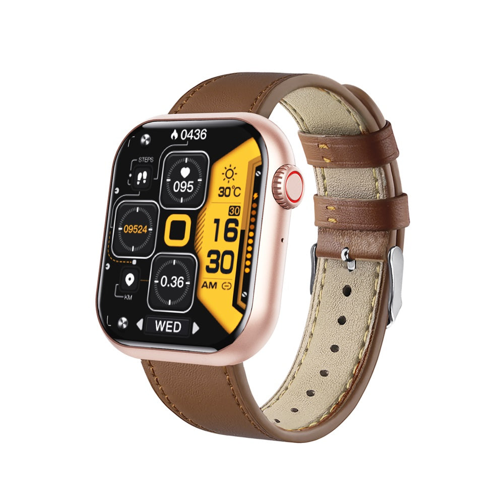 HENTIK F57 Blutzucker Blutdruck Herzfrequenz Blutsauerstoff Schlafüberwachung Wasserdichte Smartwatch
