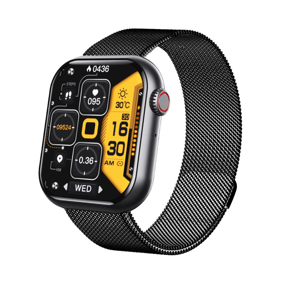 HENTIK F57 Blutzucker Blutdruck Herzfrequenz Blutsauerstoff Schlafüberwachung Wasserdichte Smartwatch