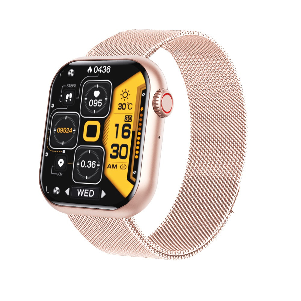 HENTIK F57 Blutzucker Blutdruck Herzfrequenz Blutsauerstoff Schlafüberwachung Wasserdichte Smartwatch
