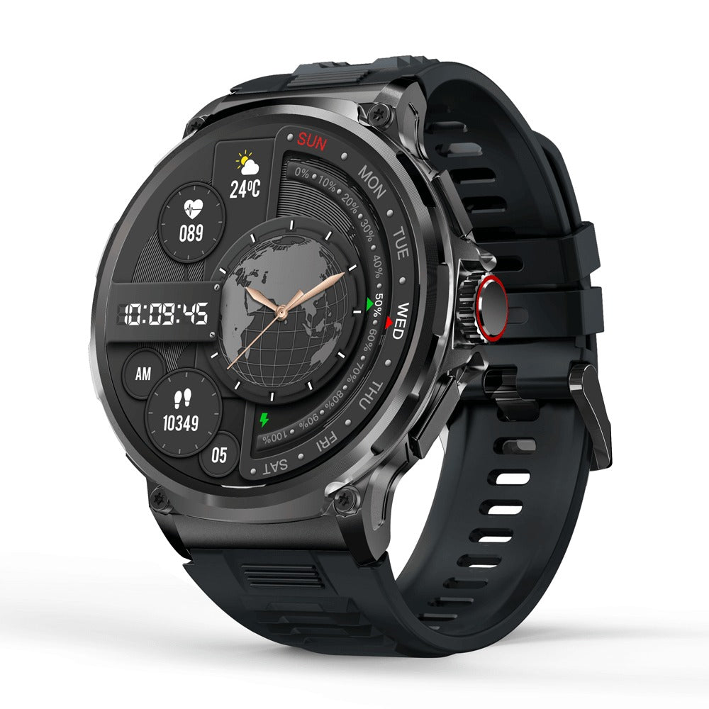 SUPPCRAFT 1.85" HD Bluetooth Smartwatch for Men – Fitness Tracker with Heart Rate Monitoring