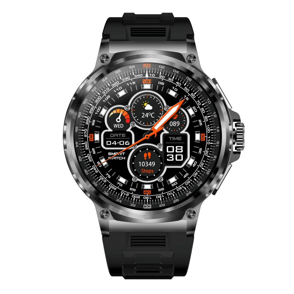 SUPPCRAFT 1.85" HD Bluetooth Smartwatch for Men – Fitness Tracker with Heart Rate Monitoring
