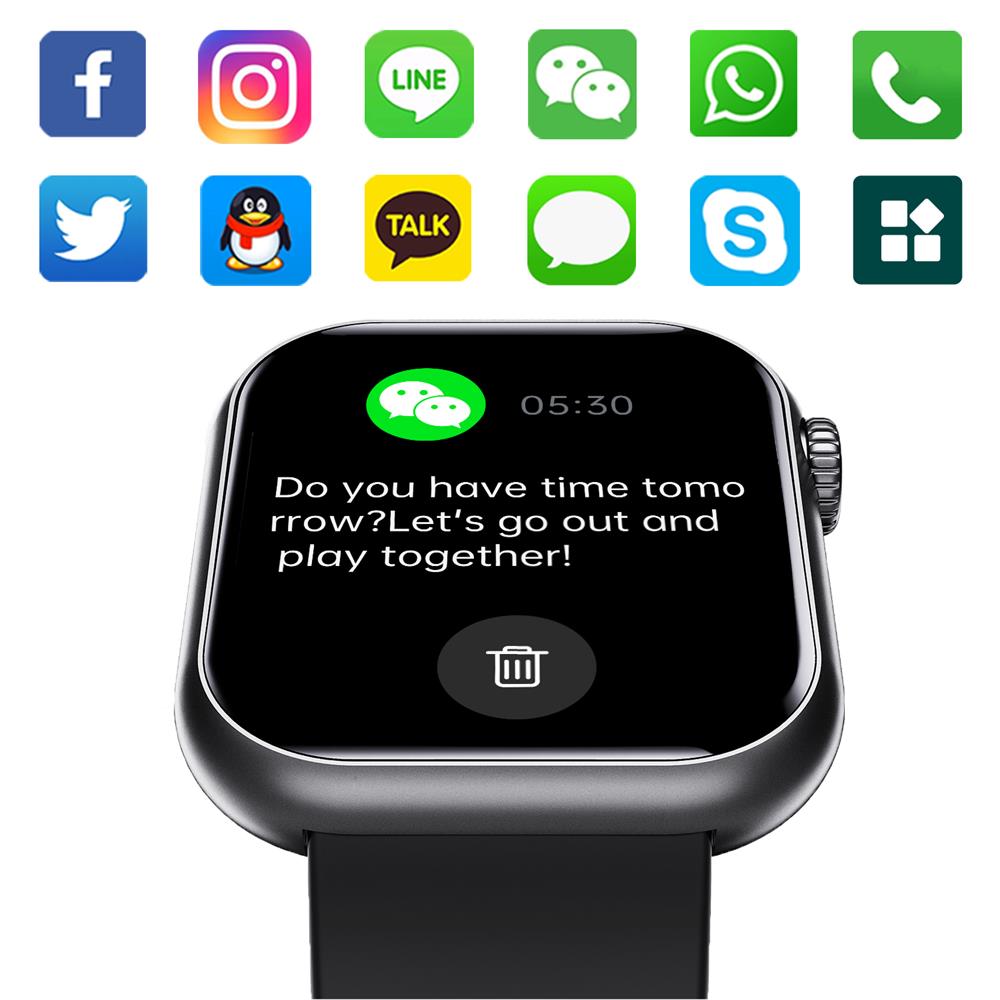 HENTIK F57 Blutzucker Blutdruck Herzfrequenz Blutsauerstoff Schlafüberwachung Wasserdichte Smartwatch