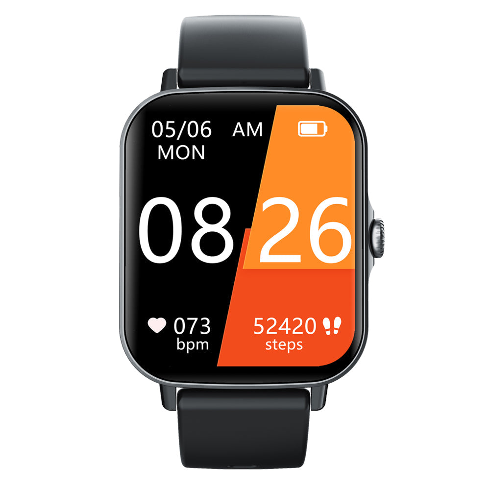 HENTIK F57 Blutzucker Blutdruck Herzfrequenz Blutsauerstoff Schlafüberwachung Wasserdichte Smartwatch