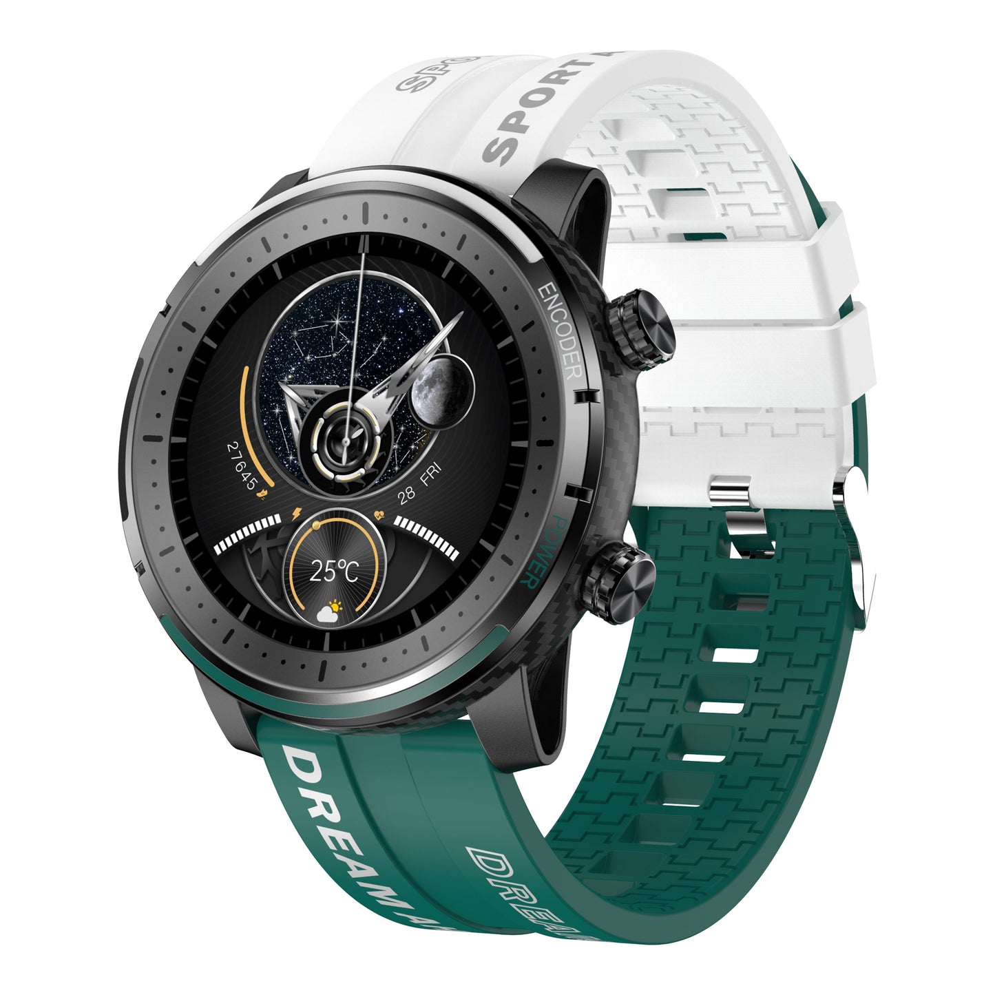SUPPCRAFT Smartwatch with Heart Rate, Sleep Tracking, Exercise Modes, and Wellness Monitoring