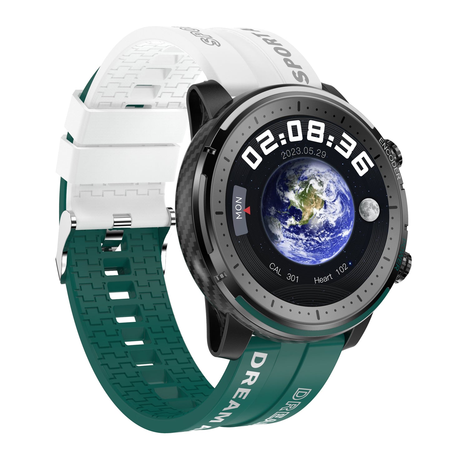 SUPPCRAFT Smartwatch with Heart Rate, Sleep Tracking, Exercise Modes, and Wellness Monitoring