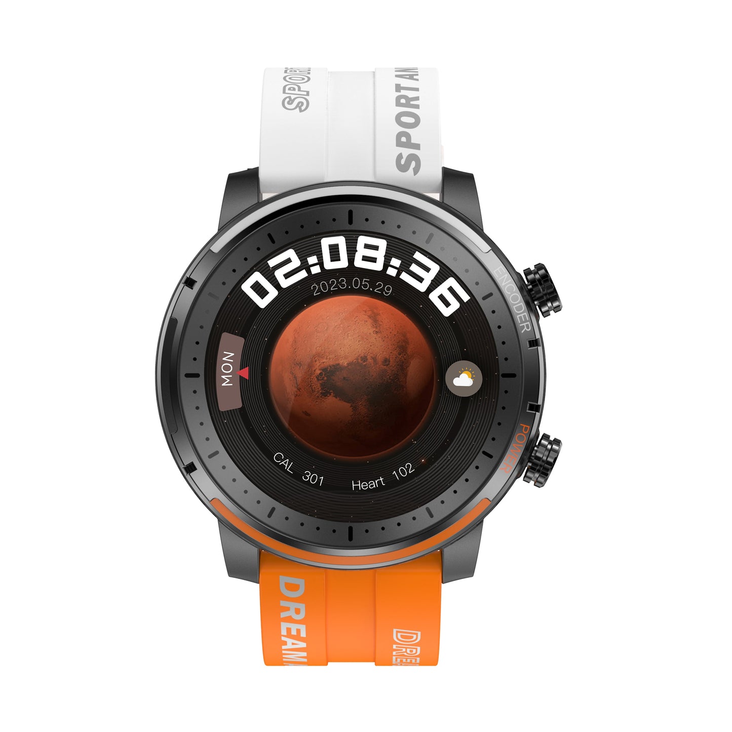 SUPPCRAFT Smartwatch with Heart Rate, Sleep Tracking, Exercise Modes, and Wellness Monitoring