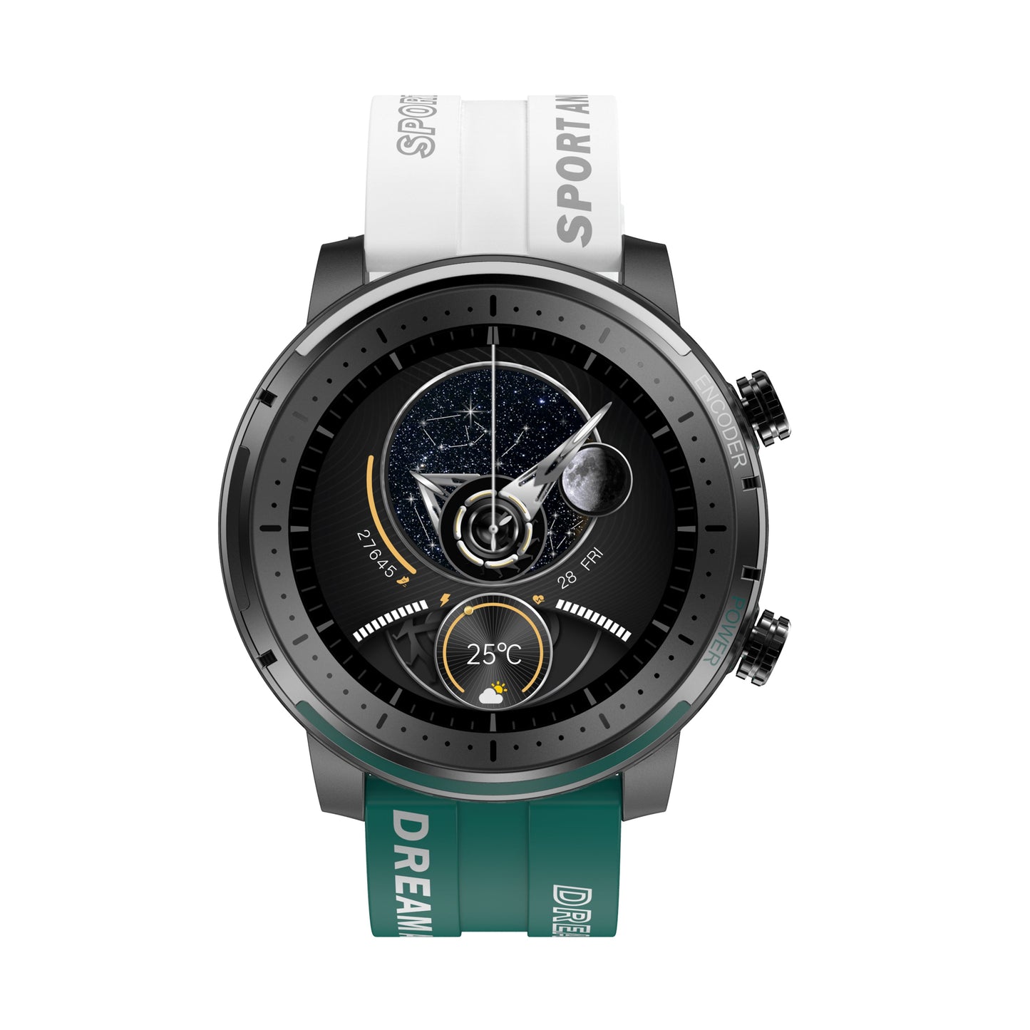 SUPPCRAFT Smartwatch with Heart Rate, Sleep Tracking, Exercise Modes, and Wellness Monitoring