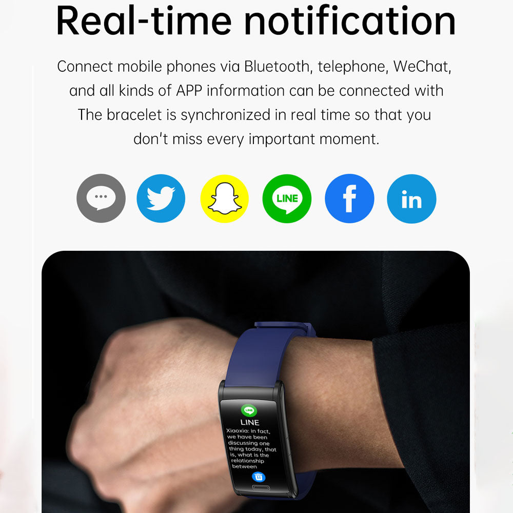 HENTIK PRO 6 Smartwatch – Bluetooth Fitness Tracker with Heart Rate, SpO₂ & Sleep Monitoring