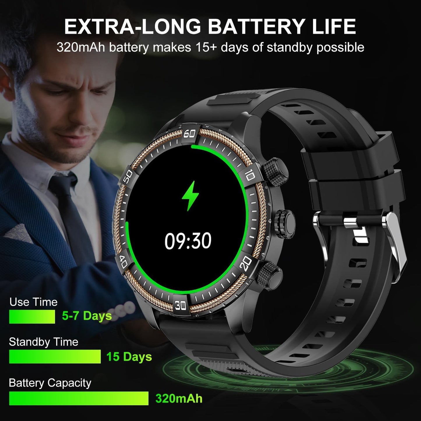 SUPPCRAFT 2025 Sleep Monitor waterproof sports smartwatch