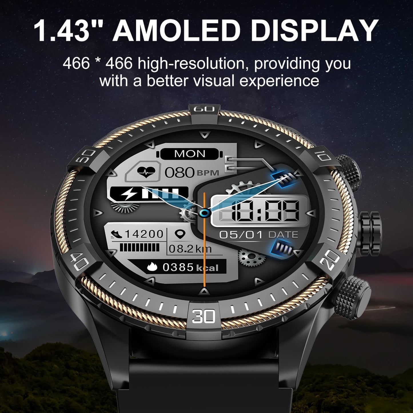 SUPPCRAFT 2025 Sleep Monitor waterproof sports smartwatch