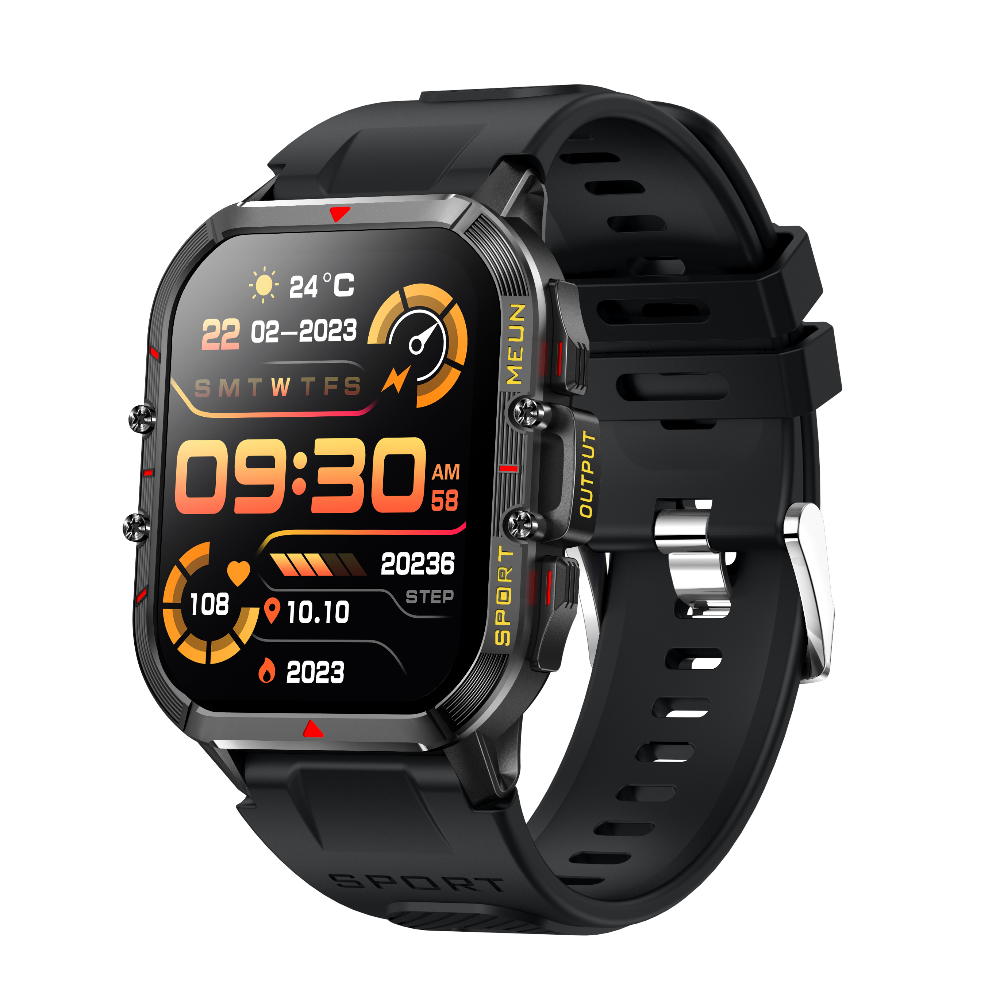 SUPPCRAFT Smartwatch with Heart Rate, Blood Pressure, Blood Oxygen Tracking, Sleep and Fitness Monitoring