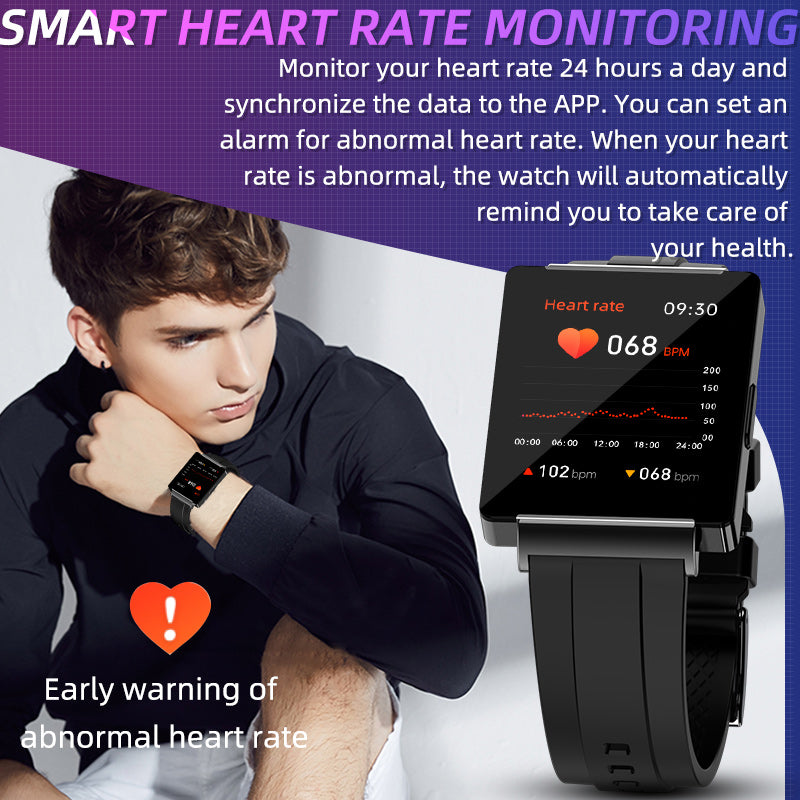 HENTIK BCKS01 Smartwatch NFC Blood Glucose Heart Rate Blood Pressure Bluetooth Smart Sports Watch