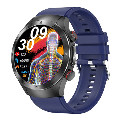 Hentik Wellness Smartwatch with ECG, Blood Oxygen, Activity Tracking, and Wellness Monitoring