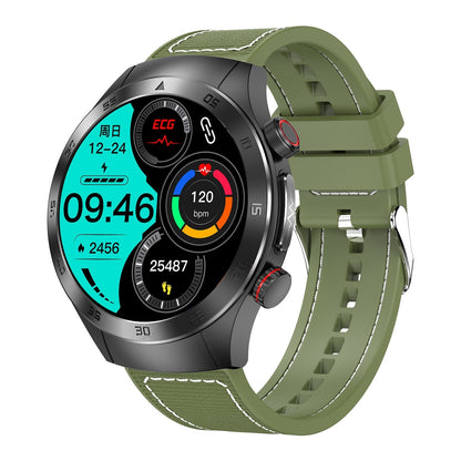 Hentik Wellness Smartwatch with ECG, Blood Oxygen, Activity Tracking, and Wellness Monitoring