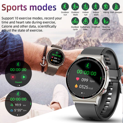 HENTIK BCG08 ECG Blutsauerstoff Herzfrequenz Gesundheits?berwachung Smartwatch 