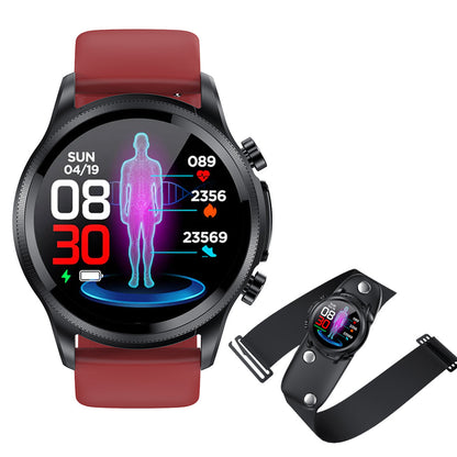 HENTIK BCE400 ECG/EKG Blood Pressure SPO2 Heart Rate Fitness Tracker Waterproof Smart Watch