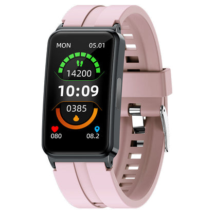 HENTIK BCEP01 ECG HRV Monitoring Smart Watch, SpO2/Sleep, Music, Waterproof, Message/Caller Receive, Female Caring