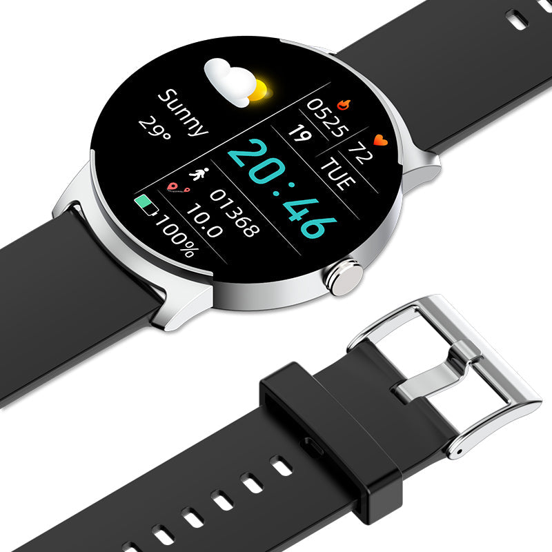 SUPPCRAFT SC02 Fitness Smartwatch – Heart Rate, Blood Oxygen, Blood Pressure Monitor, Bluetooth Connectivity
