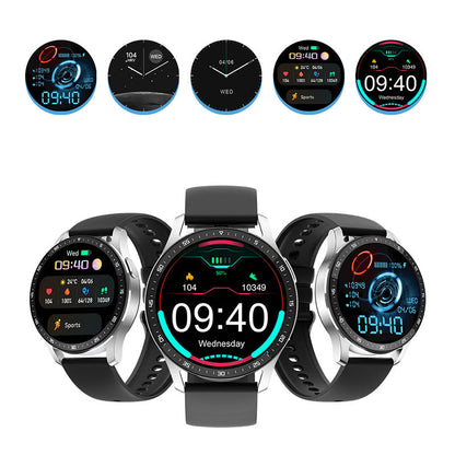 Waterproof Smart Sports Watch with Integrated Earphone - Versatile Fitness Companion for Android & IOS Users, Ideal for Active Lifestyles