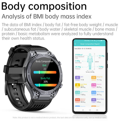 HENTIK Hd large screen heart rate blood sugar Bluetooth best smart watch