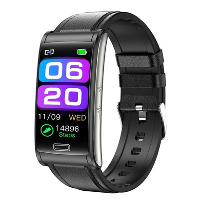 HENTIK BCE600 3-Lead ECG HRV Blood Glucose Blood Pressure Blood Oxygen  Sleep Detection HD Bluetooth Smart Bracelet