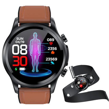 HENTIK BCE400 ECG/EKG Blood Pressure SPO2 Heart Rate Fitness Tracker Waterproof Smart Watch