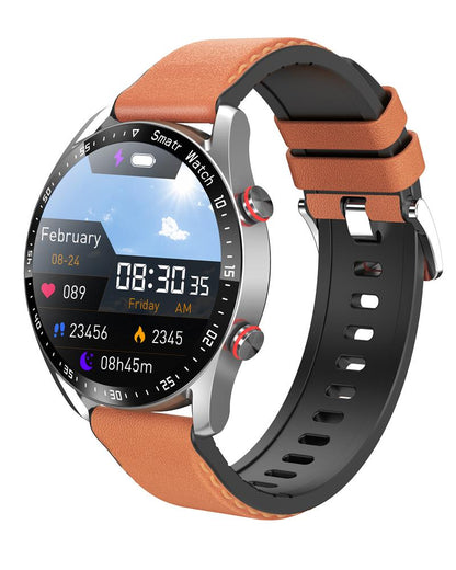 HENTIK ECG+PPG blood pressure blood oxygen sleep monitoring Bluetooth smart watch