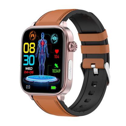 HENTIK Pro 6 ECG glycémie Examen micro-physique intelligent Surveillance du stress Montre connectée