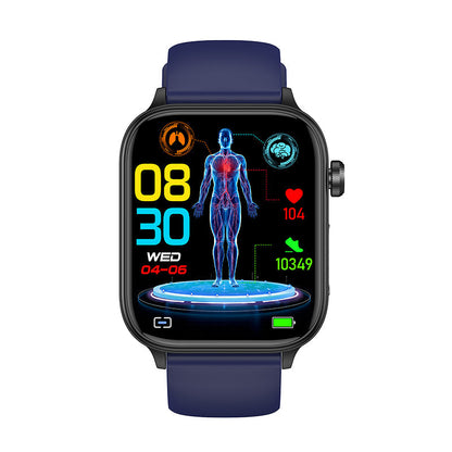 HENTIK Pro 6 ECG glycémie Examen micro-physique intelligent Surveillance du stress Montre connectée