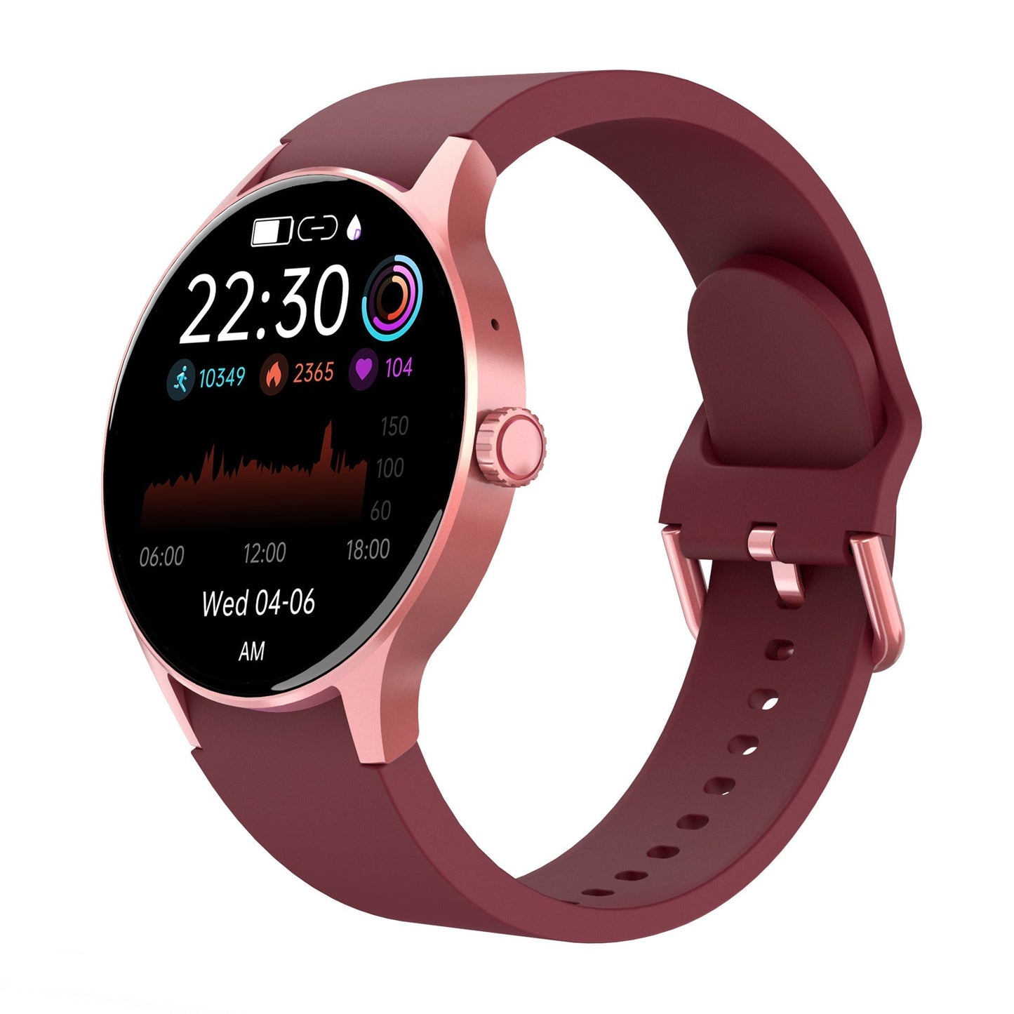 Hentik Y9Pro Bluetooth Smartwatch with Blood Glucose, Heart Rate, Blood Oxygen, and Fitness Tracking