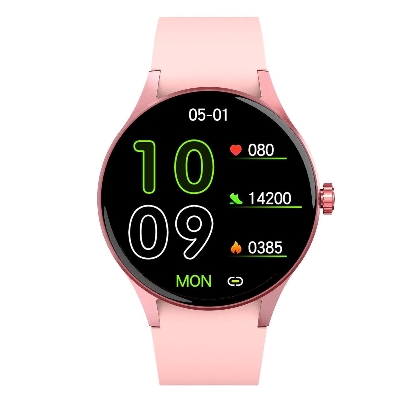 Hentik 2024 AMOLED Smartwatch with Blood Sugar, Blood Pressure, Heart Rate, and Sleep Monitoring