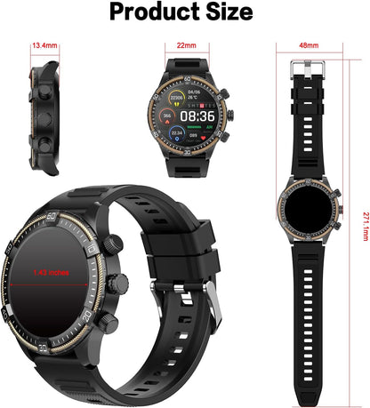 SUPPCRAFT 2025 Sleep Monitor waterproof sports smartwatch