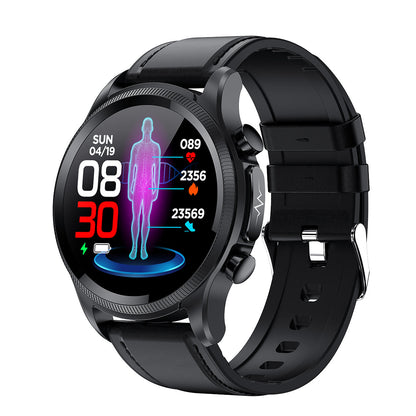 HENTIK BCE400 ECG/EKG Blood Pressure SPO2 Heart Rate Fitness Tracker Waterproof Smart Watch