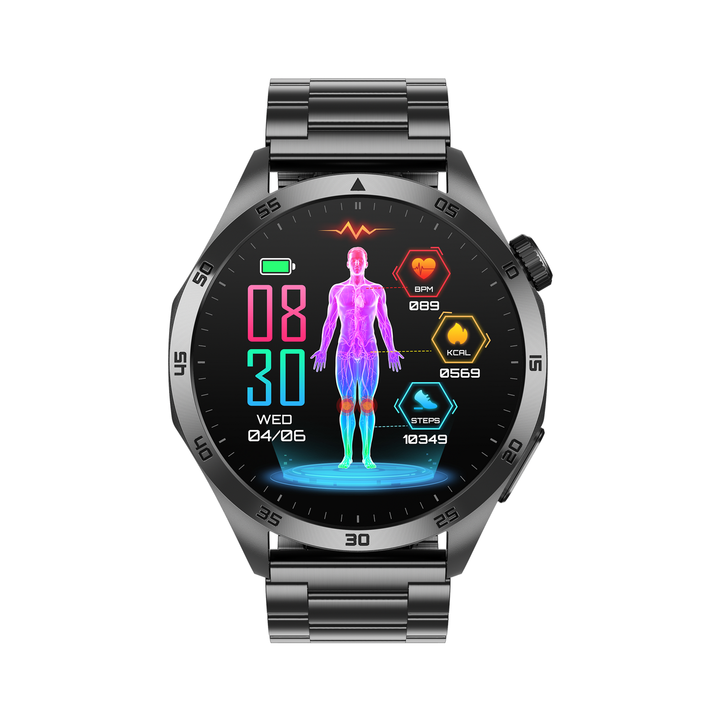 HENTIK pro 4 Intelligent micro-physical examination Blood Glucose ECG Pressure Blood Oxygen Smartwatch