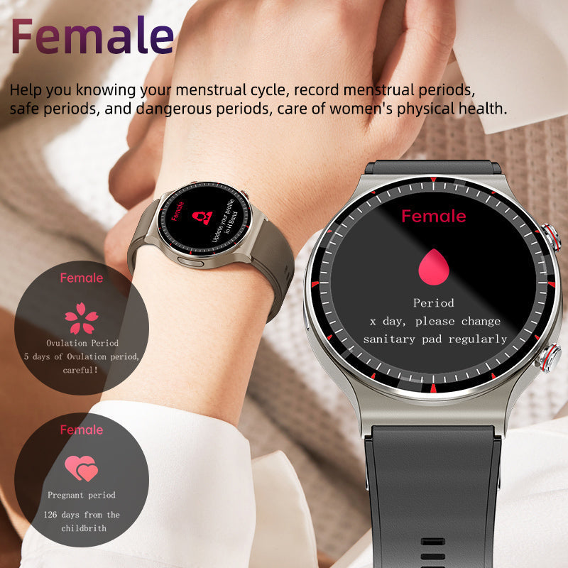 HENTIK CFDA ECG Blood Oxygen Heart rate Health Monitoring Smart Watch