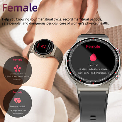 HENTIK BCG08 ECG Blutsauerstoff Herzfrequenz Gesundheits?berwachung Smartwatch 