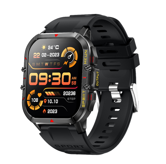 SUPPCRAFT Smartwatch with Heart Rate, Blood Pressure, Blood Oxygen Tracking, Sleep and Fitness Monitoring
