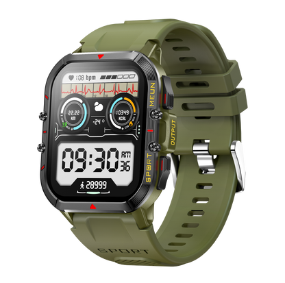 SUPPCRAFT Smartwatch with Heart Rate, Blood Pressure, Blood Oxygen Tracking, Sleep and Fitness Monitoring