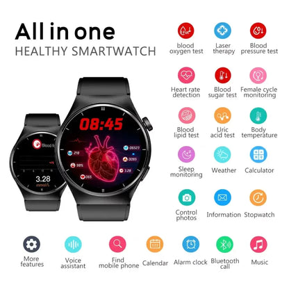 Blood Sugar Glucose Monitoring Smart Watch