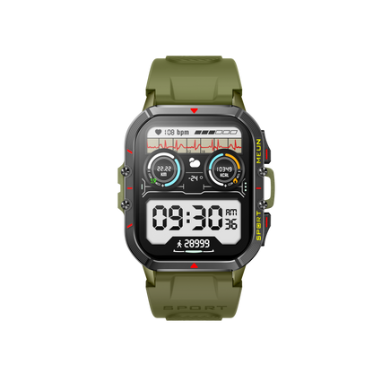 SUPPCRAFT Smartwatch with Heart Rate, Blood Pressure, Blood Oxygen Tracking, Sleep and Fitness Monitoring