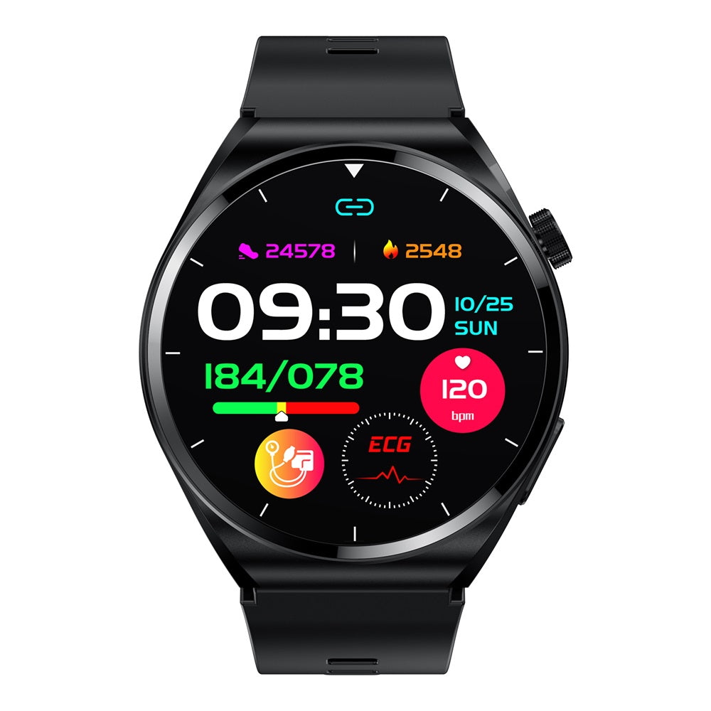 HENTIK Max 4  High Precision Air Pump Blood Pressure Hentik Max 4 Smartwatch with Blood Pressure, Blood Oxygen, ECG & Fitness TrackingBlood Oxygen ECG Monitoring Smart Watch