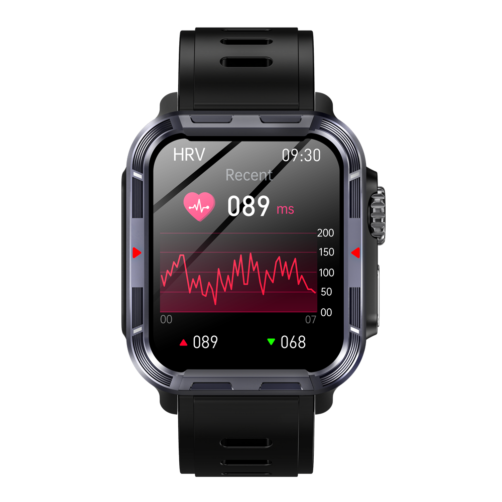 HENTIK VEE PRO Rugged Sports Smartwatch for Body composition /ECG/ Blood sugar/Blood pressure/heart rate monitoring