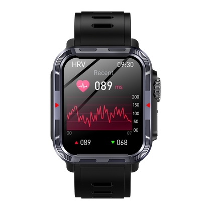 HENTIK VEE PRO Rugged Sports Smartwatch for Body composition /ECG/ Blood sugar/Blood pressure/heart rate monitoring