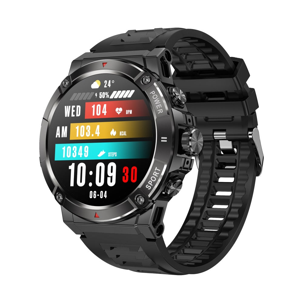 HENTIK MIX 3 GPS COMPASS 1.43'' AMOLED SCREEN 4GB Memory OFF-LINE MAP BLOOD OXYGEN SLEEP MONITORING MULTIPIE SPORTS MODES SMARTWATCH