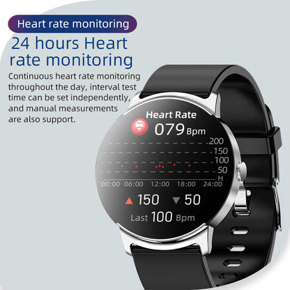 HENTIK BCKS02 Measure Blood Glucose Blood Oxygen Blood Pressure Heart Rate Bluetooth Smartwatch