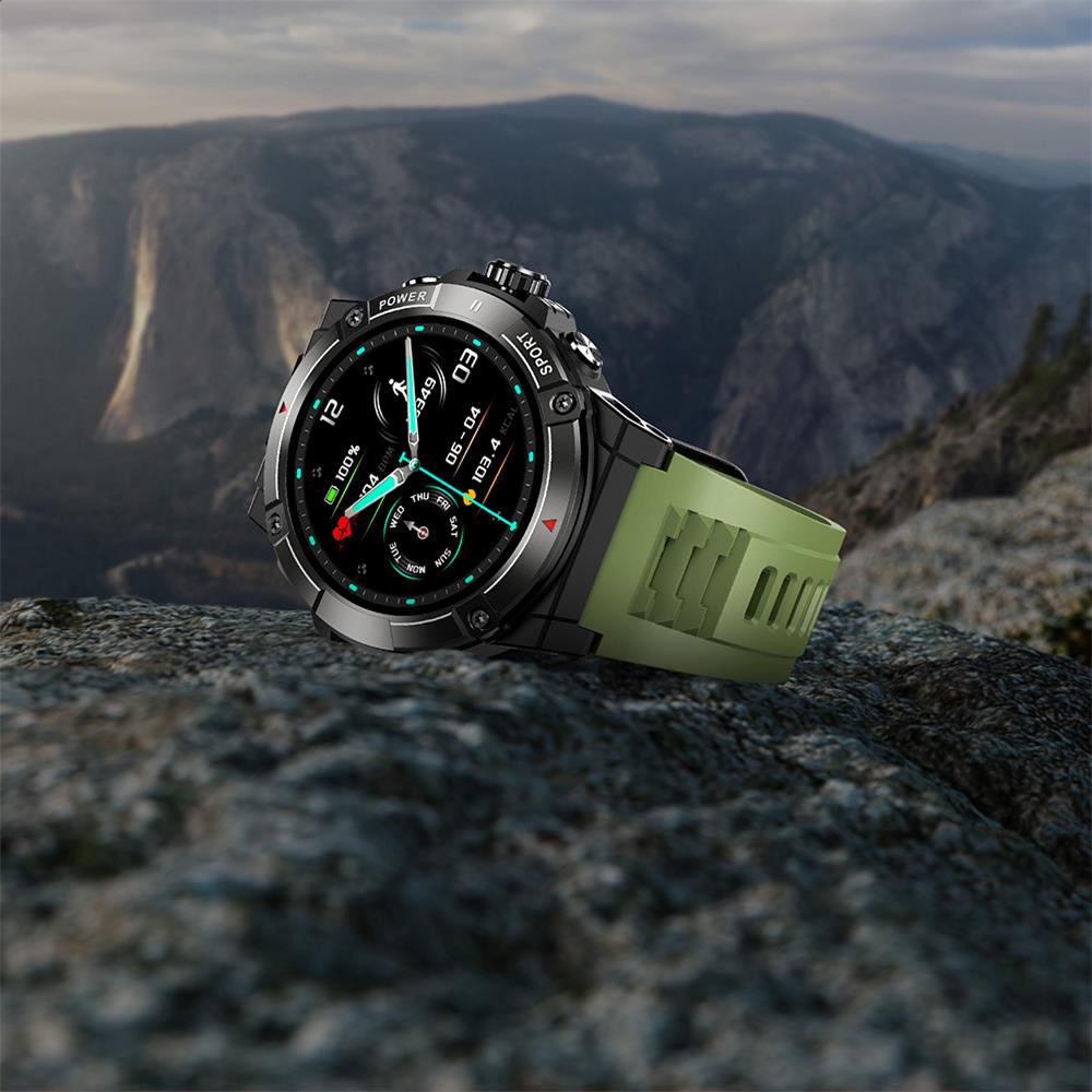 HENTIK MIX 3 GPS COMPASS 1.43'' AMOLED SCREEN 4GB Memory OFF-LINE MAP BLOOD OXYGEN SLEEP MONITORING MULTIPIE SPORTS MODES SMARTWATCH