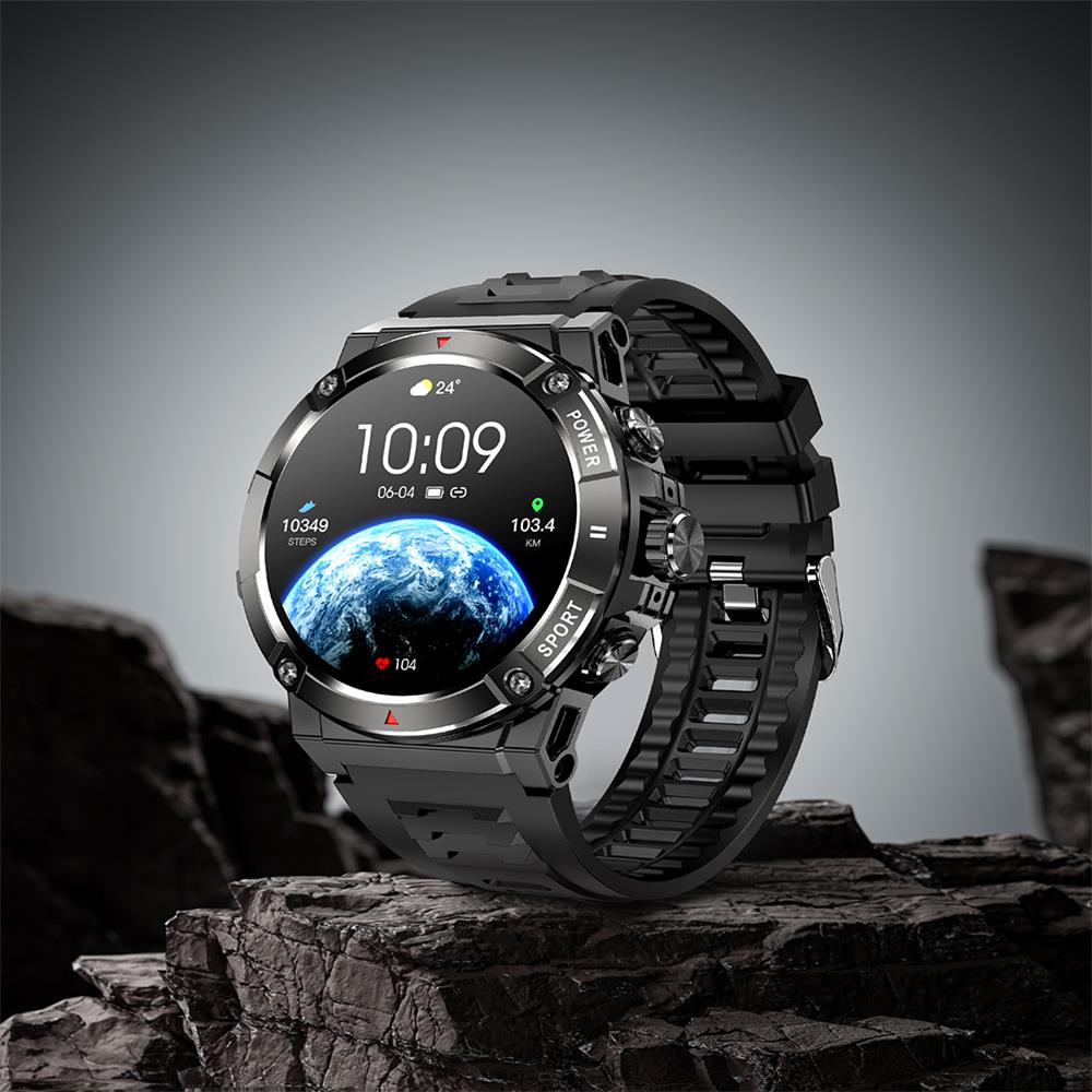 HENTIK MIX 3 GPS COMPASS 1.43'' AMOLED SCREEN 4GB Memory OFF-LINE MAP BLOOD OXYGEN SLEEP MONITORING MULTIPIE SPORTS MODES SMARTWATCH