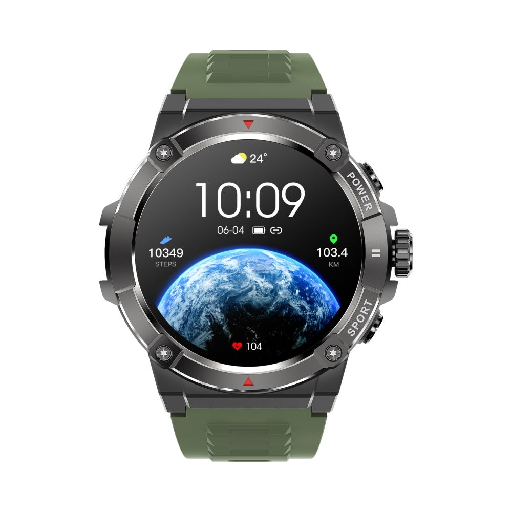 HENTIK MIX 3 GPS COMPASS 1.43'' AMOLED SCREEN 4GB Memory OFF-LINE MAP BLOOD OXYGEN SLEEP MONITORING MULTIPIE SPORTS MODES SMARTWATCH